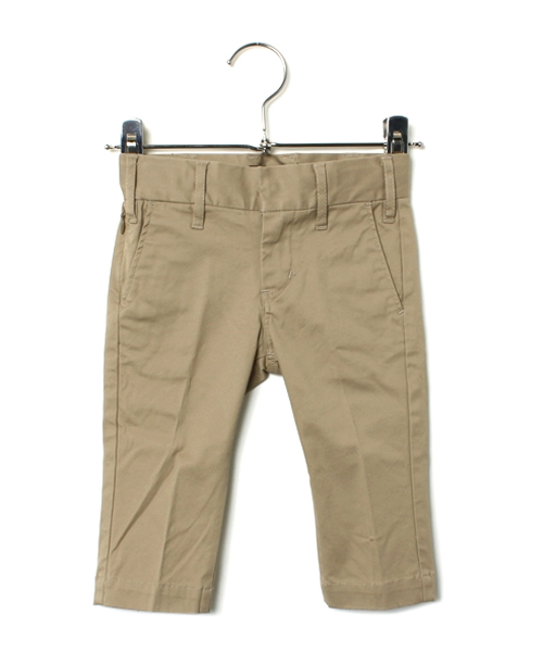 JOEY HYSTERIC(ジョーイヒステリック)の「ストレッチサージ スリムスラックスPT(スラックス・キッズ・ネイビー/ベージュ・X-SMALL/SMALL/MEDIUM)」の2枚目の写真