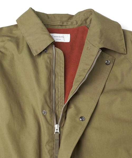 Sandinista(サンディニスタ)の「Water-repellent OX Military Coat / 撥水オックスミリタリーコート(その他アウター・メンズ・ブラック/カーキ・SMALL/MEDIUM/LARGE)」の12枚目の写真