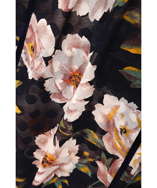 JILL STUART（ジルスチュアート）の「オリビアフラワーブラウス（シャツ/ブラウス・レディース・ピンク/ネイビー・MEDIUM/SMALL）」の10枚目の写真