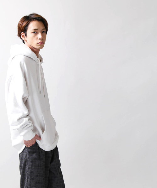 WEGO（ウィゴー）の「WEGO/ボンディングボアプルパーカー（パーカー・メンズ・ホワイト/ベージュ/カーキ/杢グレー/イエロー系その他2/ブラック/ブルー系その他・MEDIUM/LARGE）」の20枚目の写真