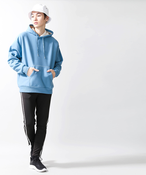 WEGO（ウィゴー）の「WEGO/ボンディングボアプルパーカー（パーカー・メンズ・ホワイト/ベージュ/カーキ/杢グレー/イエロー系その他2/ブラック/ブルー系その他・MEDIUM/LARGE）」の11枚目の写真