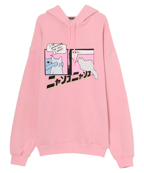 Candy Stripper / Cat パーカー　猫 Candy Stripper（キャンディストリッパー）の「CAT'S CARTOON