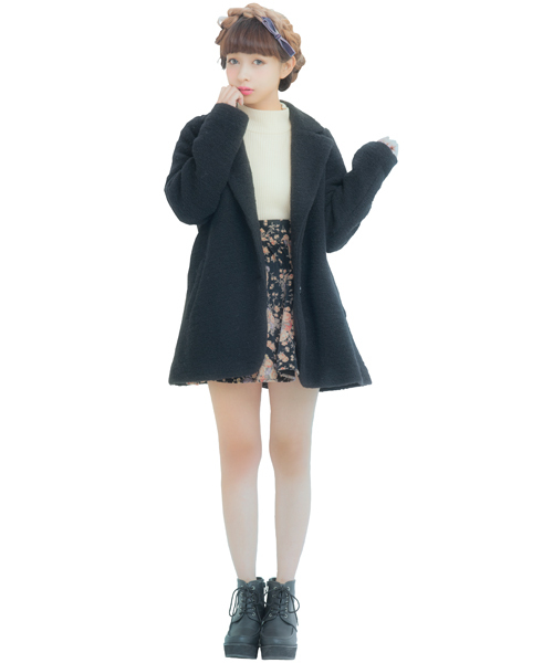 one after another NICE CLAUP（ワンアフターアナザーナイスクラップ）の「【ナイスクラップ】スライバーＫＴテーラーＪＫ（テーラードジャケット・レディース・オフホワイト/ブラック/ベージュ/ボルドー・MEDIUM/LARGE）」の15枚目の写真