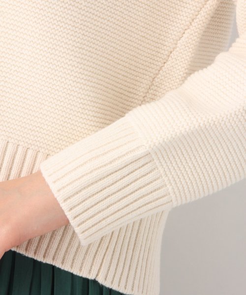 GLOBAL WORK(グローバルワーク)の「抜け感ミドルゲージガーターカーデ/818904(カーディガン/ボレロ・レディース・ホワイト/ベージュ/オレンジ/ブルー・MEDIUM/LARGE)」の14枚目の写真