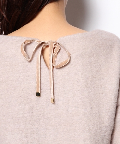 La TOTALITE（ラトータリテ）の「＊ラメスライバープルオーバー。（ニット/セーター・レディース・グリーン/ネイビー/バーガンディー・FREE）」の9枚目の写真