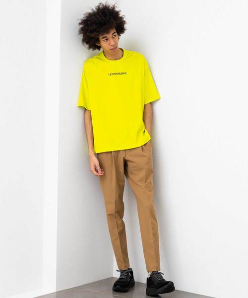 UNITED TOKYO(ユナイテッドトウキョウ)の「テクノラマリバースロゴオーバーサイズTee(Tシャツ/カットソー・メンズ・オフホワイト/イエロー・1/2/3)」の4枚目の写真