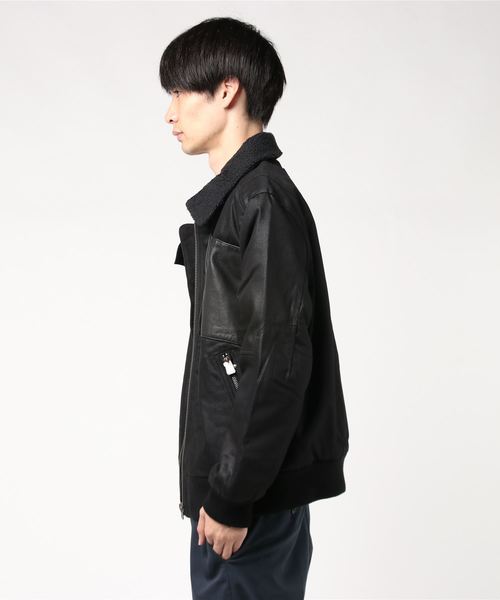 G-STAR(ジースター)の「Bollard Bomber(ミリタリージャケット・メンズ・ブラック・SMALL/MEDIUM/LARGE/X-LARGE)」の2枚目の写真