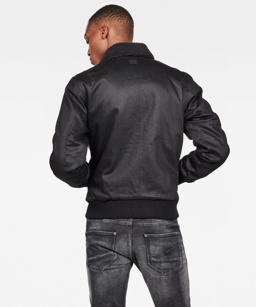 G-STAR(ジースター)の「Bollard Bomber(ミリタリージャケット・メンズ・ブラック・SMALL/MEDIUM/LARGE/X-LARGE)」の7枚目の写真