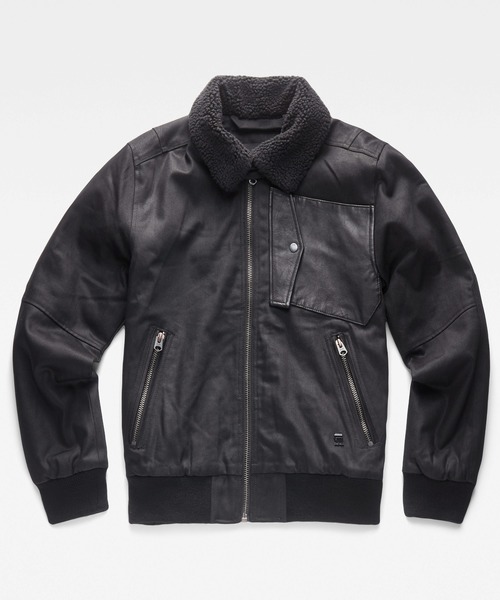 G-STAR(ジースター)の「Bollard Bomber(ミリタリージャケット・メンズ・ブラック・SMALL/MEDIUM/LARGE/X-LARGE)」の9枚目の写真