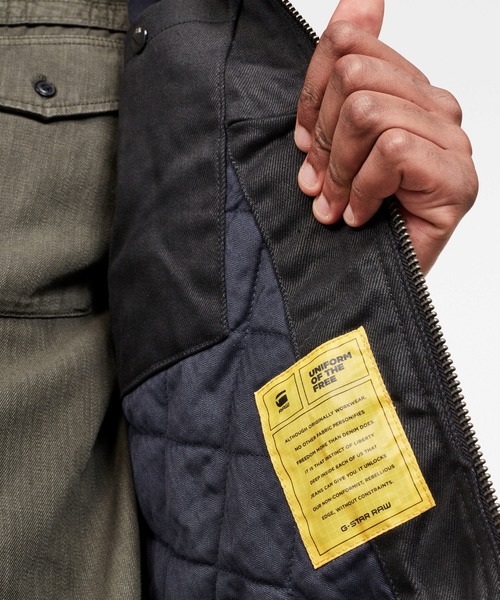 G-STAR(ジースター)の「Bollard Bomber(ミリタリージャケット・メンズ・ブラック・SMALL/MEDIUM/LARGE/X-LARGE)」の8枚目の写真