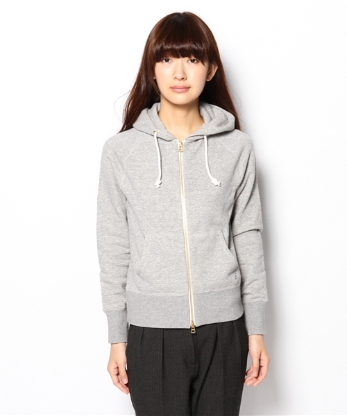 SHIPS for women（シップスフォーウィメン）の「吊り裏毛 ジップパーカー（パーカー・レディース・グレー/ブラウン系その他/ホワイト/ナチュラル・38/36）」の8枚目の写真