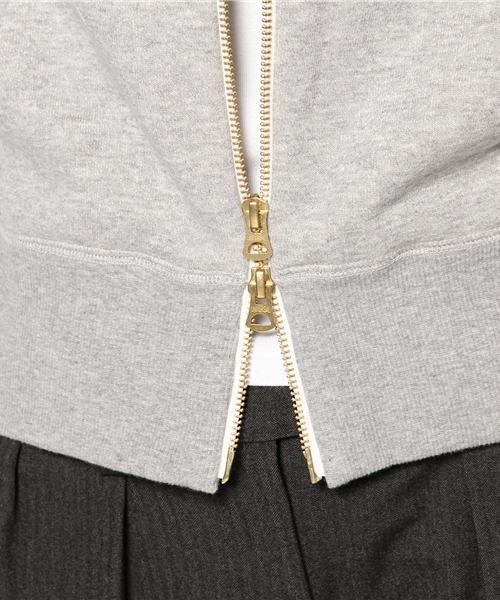 SHIPS for women（シップスフォーウィメン）の「吊り裏毛 ジップパーカー（パーカー・レディース・グレー/ブラウン系その他/ホワイト/ナチュラル・38/36）」の11枚目の写真