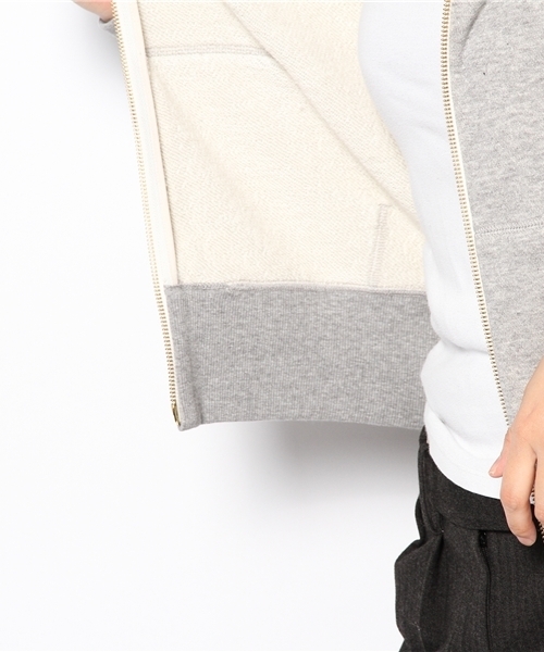 SHIPS for women（シップスフォーウィメン）の「吊り裏毛 ジップパーカー（パーカー・レディース・グレー/ブラウン系その他/ホワイト/ナチュラル・38/36）」の10枚目の写真