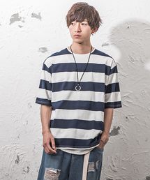 MinoriTY | ボーダービッグTシャツ(Tシャツ/カットソー)