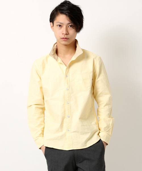 ABAHOUSE（アバハウス）の「ｽｰﾋﾟﾏｵｯｸｽｽﾀﾝﾄﾞｼｬﾂ（シャツ/ブラウス・メンズ・ホワイト/イエロー/ピンク・4/3/2）」の3枚目の写真