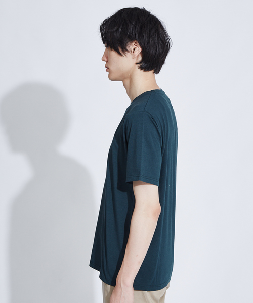 ABAHOUSE GRAY(アバハウスグレイ)の「【展開店舗限定】CityLine刺繍 半袖Tシャツ(Tシャツ/カットソー・メンズ・ダークグリーン/ホワイト/ブラック・46/48)」の5枚目の写真