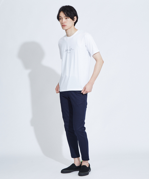ABAHOUSE GRAY(アバハウスグレイ)の「【展開店舗限定】CityLine刺繍 半袖Tシャツ(Tシャツ/カットソー・メンズ・ダークグリーン/ホワイト/ブラック・46/48)」の12枚目の写真