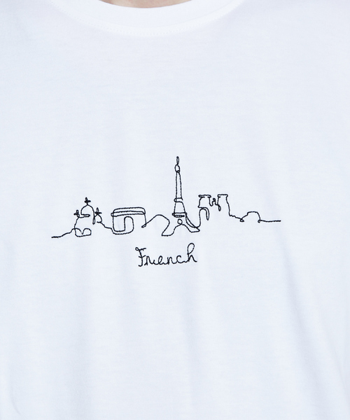 ABAHOUSE GRAY(アバハウスグレイ)の「【展開店舗限定】CityLine刺繍 半袖Tシャツ(Tシャツ/カットソー・メンズ・ダークグリーン/ホワイト/ブラック・46/48)」の13枚目の写真