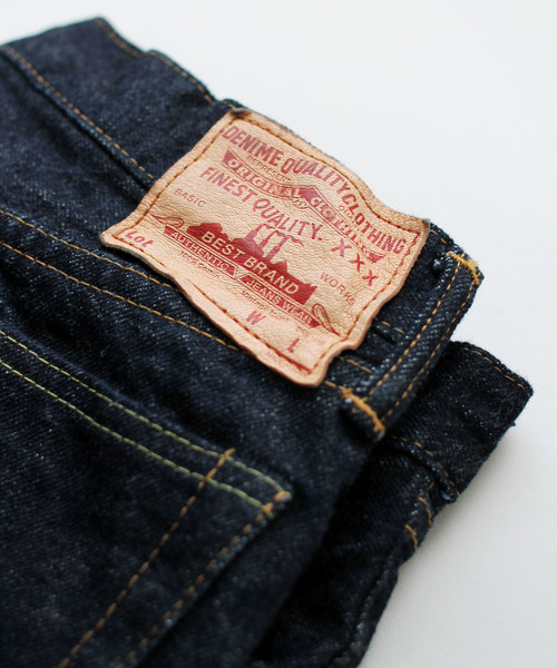 Denime（ドゥニーム）の「【MADE IN JAPAN】14.5oz レギュラーストレートセルビッチデニムパンツ TYPE1980（デニムパンツ・メンズ・インディゴブルー/ブルーグリーン・32inch/30inch/34inch/36inch/28）」の4枚目の写真