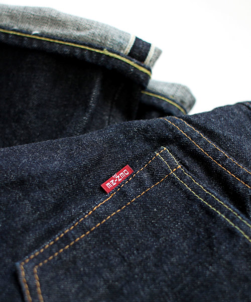 Denime（ドゥニーム）の「【MADE IN JAPAN】14.5oz レギュラーストレートセルビッチデニムパンツ TYPE1980（デニムパンツ・メンズ・インディゴブルー/ブルーグリーン・32inch/30inch/34inch/36inch/28）」の5枚目の写真