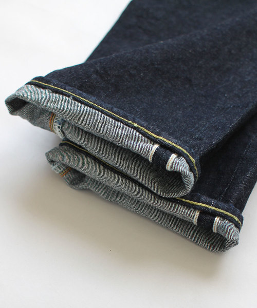 Denime（ドゥニーム）の「【MADE IN JAPAN】14.5oz レギュラーストレートセルビッチデニムパンツ TYPE1980（デニムパンツ・メンズ・インディゴブルー/ブルーグリーン・32inch/30inch/34inch/36inch/28）」の9枚目の写真