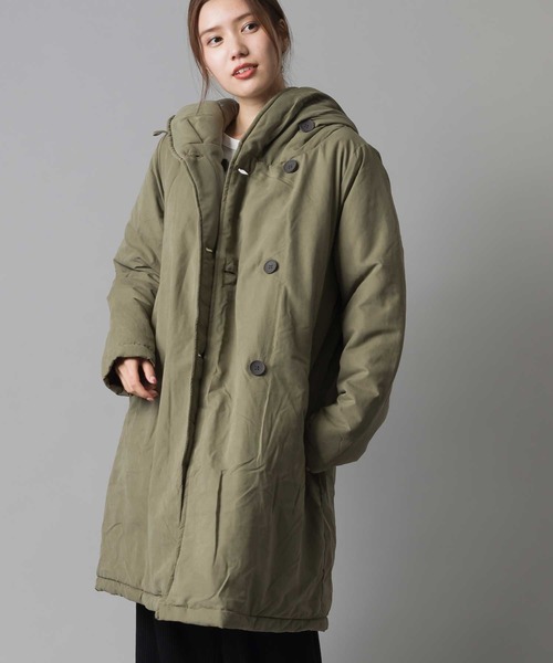 中綿フード付ロングコート その他アウター Omnes オムネス のファッション通販 Zozotown