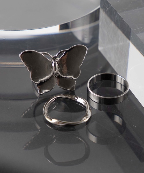 WEGO（ウィゴー）の「WEGO/【3点セット】モチーフセットリング（リング・レディース・その他1/その他2/その他3/その他4・FREE）」の4枚目の写真