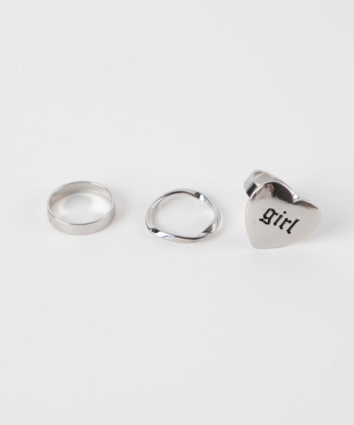 WEGO（ウィゴー）の「WEGO/【3点セット】モチーフセットリング（リング・レディース・その他1/その他2/その他3/その他4・FREE）」の12枚目の写真