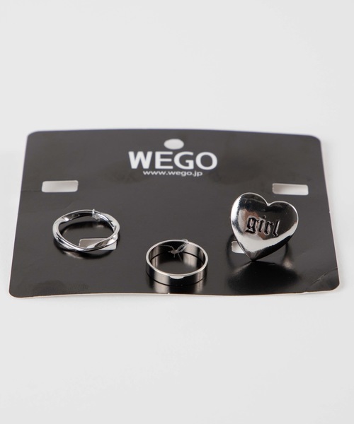 WEGO（ウィゴー）の「WEGO/【3点セット】モチーフセットリング（リング・レディース・その他1/その他2/その他3/その他4・FREE）」の16枚目の写真