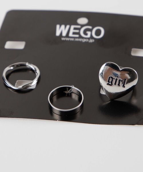 WEGO（ウィゴー）の「WEGO/【3点セット】モチーフセットリング（リング・レディース・その他1/その他2/その他3/その他4・FREE）」の17枚目の写真