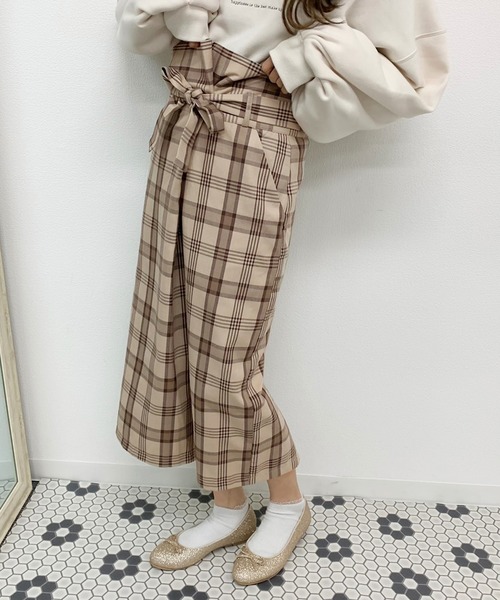 apres jour(アプレジュール)の「アソートチェックナロースカート【ZOZOTOWN限定アイテム】(スカート・レディース・ベージュ/その他/ブラウン系その他・フリー)」の14枚目の写真