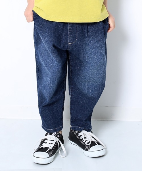 devirock（デビロック）の「2タックロングパンツ（その他パンツ・キッズ・ライトベージュ/サックスブルー/カーキ/ネイビー/ベージュ・150cm/160cm/110cm/100cm/120cm/130cm/140cm）」の4枚目の写真