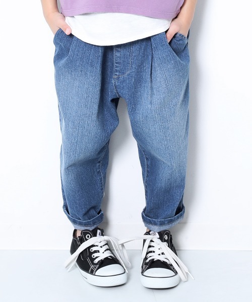 devirock（デビロック）の「2タックロングパンツ（その他パンツ・キッズ・ライトベージュ/サックスブルー/カーキ/ネイビー/ベージュ・150cm/160cm/110cm/100cm/120cm/130cm/140cm）」の5枚目の写真