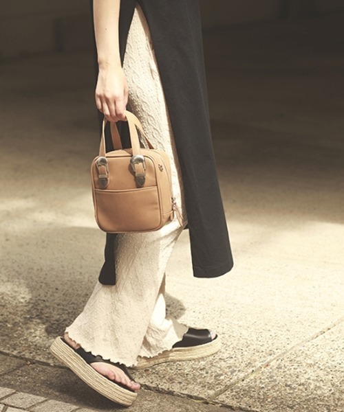 CONTROL FREAK（コントロールフリーク）の「CONTROL FREAK（コントロールフリーク）ウエスタンハンドルバッグ（ショルダーバッグ・レディース・ブラック/ベージュ/アイボリー・FREE）」の12枚目の写真