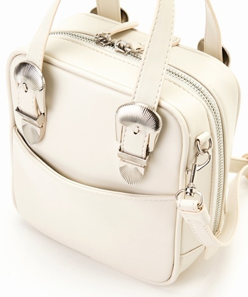 CONTROL FREAK（コントロールフリーク）の「CONTROL FREAK（コントロールフリーク）ウエスタンハンドルバッグ（ショルダーバッグ・レディース・ブラック/ベージュ/アイボリー・FREE）」の13枚目の写真