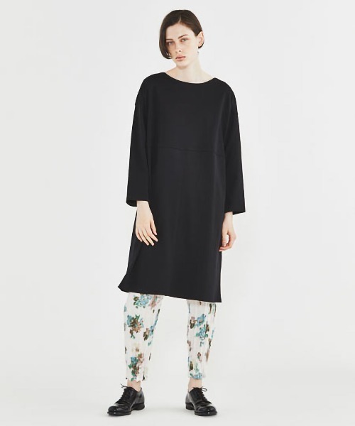 mizuiroind（ミズイロインド）の「フラワープリントワッシャーパンツ（その他パンツ・レディース・オフホワイト/ブラウン・2）」の2枚目の写真