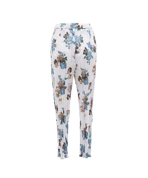 mizuiroind（ミズイロインド）の「フラワープリントワッシャーパンツ（その他パンツ・レディース・オフホワイト/ブラウン・2）」の8枚目の写真