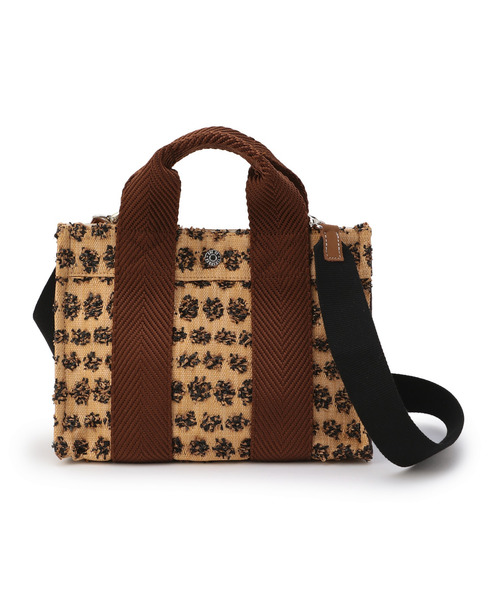 エストネーション購入トートバッグレオパードRUE DE VERNEUIL