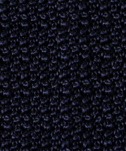 UNITED ARROWS（ユナイテッドアローズ）の「＜UNITED ARROWS＞ ソリッド ニットタイ（ネクタイ・メンズ・ブラック/ベージュ/ネイビー/ダークブラウン/グレー・FREE）」の6枚目の写真