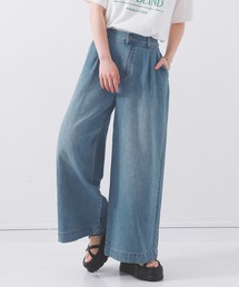 n'OrLABEL | 『きれい見えデニムワイドパンツ』(デニムパンツ)