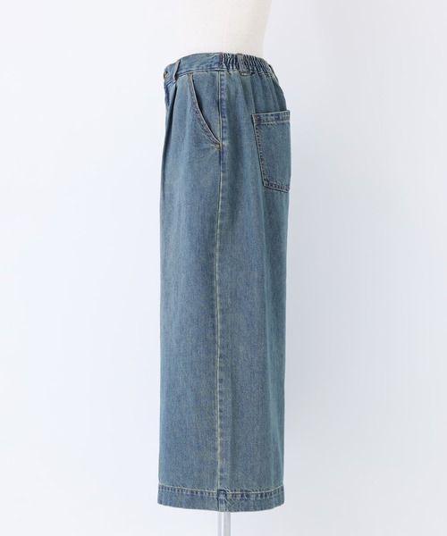 n'OrLABEL（ノアールレーベル）の「『きれい見えデニムワイドパンツ』（デニムパンツ・レディース・ブルー/インディゴブルー・1/2）」の17枚目の写真