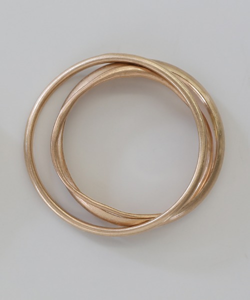 select MOCA（セレクトモカ）の「ウェーブストレートバングルセット（バングル/リストバンド・レディース・シルバー/ゴールド・FREE）」の9枚目の写真