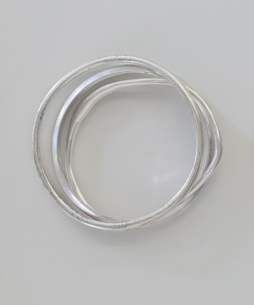 select MOCA（セレクトモカ）の「ウェーブストレートバングルセット（バングル/リストバンド・レディース・シルバー/ゴールド・FREE）」の8枚目の写真