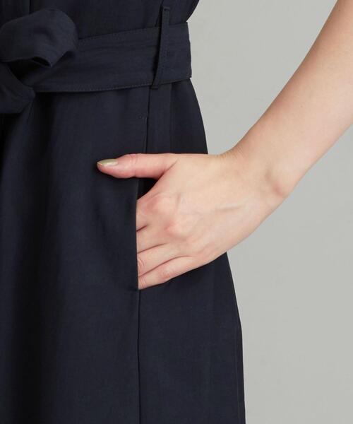 green label relaxing(グリーンレーベルリラクシング)の「FFC ダブル ブレスト ワンピース(ワンピース・レディース・ブラウン/ライラック/ネイビー・FREE)」の6枚目の写真