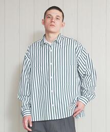 H　BEAUTY&YOUTH UNITED ARROWS | ＜H＞STRIPE 2 POCKET SQUARE SHIRT/シャツ(シャツ/ブラウス)