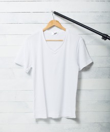 サーマル半袖VネックTシャツ