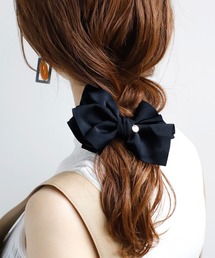 アネモネリボン(ブルー系)♡ベビーヘアクリップ ヘアゴム アネモネリボン(ブルー系)♡ベビーヘアクリップ ヘアゴム