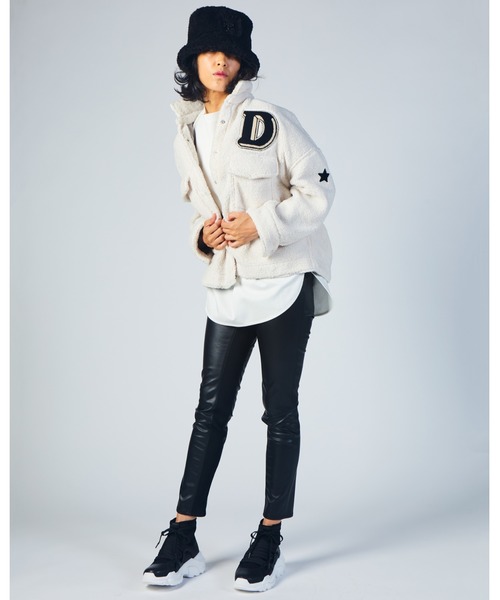 DOUBLE STANDARD CLOTHING（ダブルスタンダードクロージング）の「DSC / PEGGY（その他アウター・レディース・グレー/オフホワイト・F）」の10枚目の写真