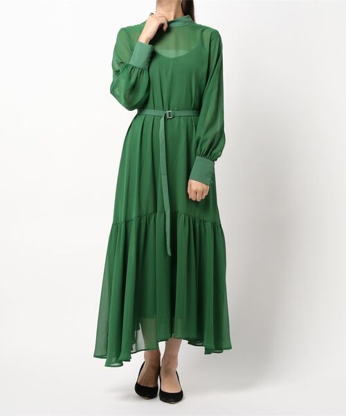 セール】AIRY HIGH NECKED DRESS（ワンピース）｜Ameri（アメリ