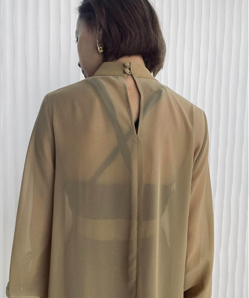 セール】AIRY HIGH NECKED DRESS（ワンピース）｜Ameri（アメリ